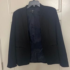 Jcrew going out blazer in black stretch twill (10T, runs small)